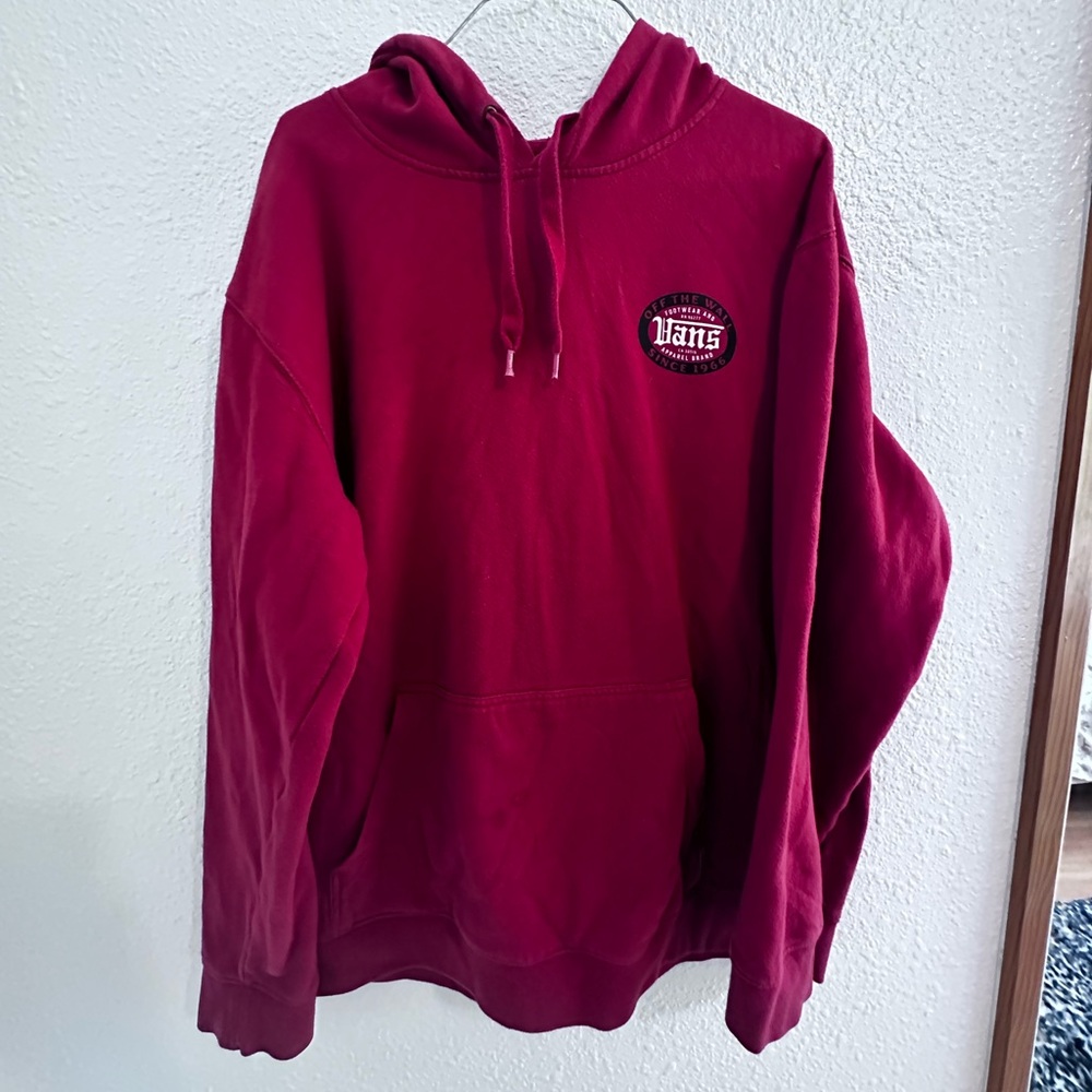Red Vans Hoodie
